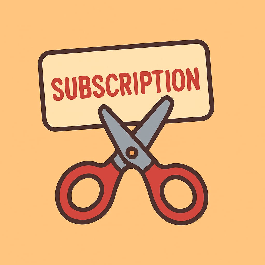 Cut Down Unnecessary Subscriptions 
