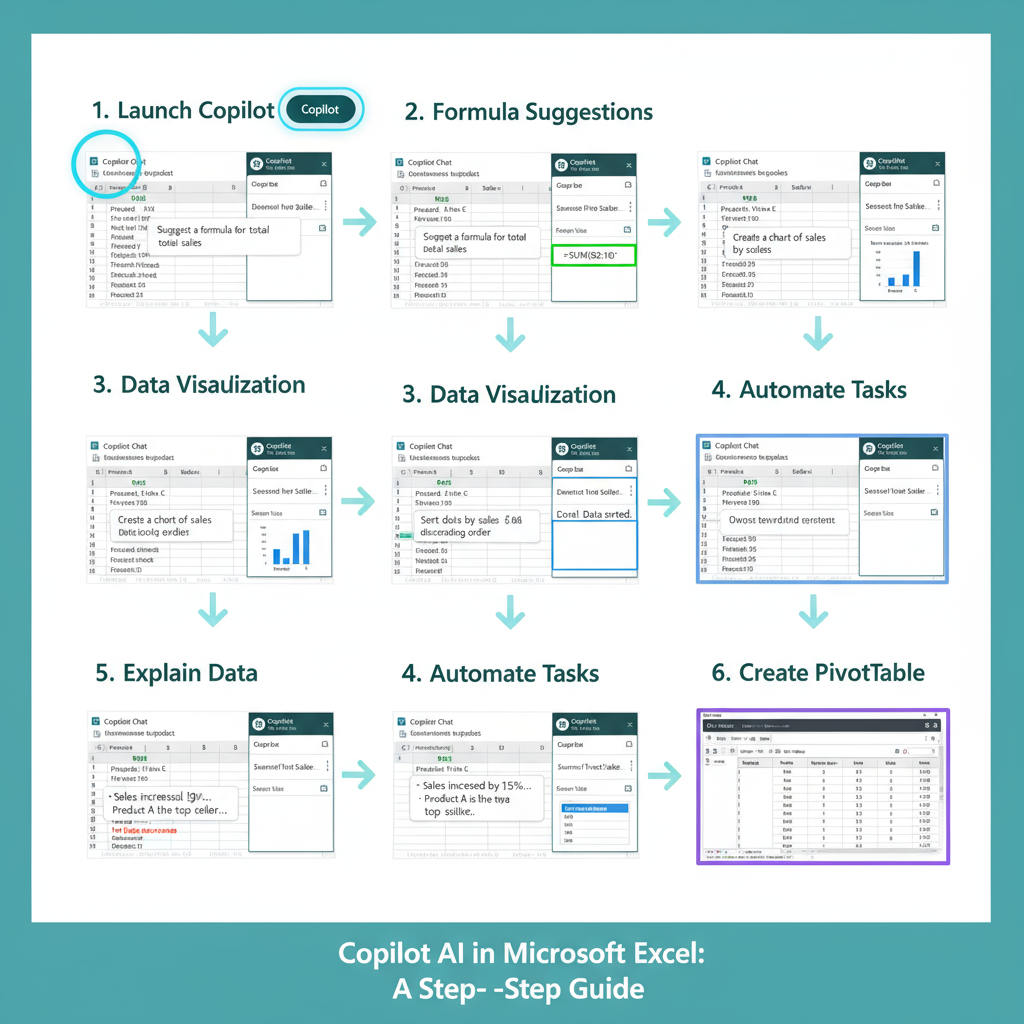 Step-by-step guide to using Copilot AI in Microsoft Excel for spreadsheet automation Automate Spreadsheets with Copilot AI in Excel